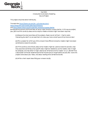 ISYE 6501 Project - ISyE 6501 – Course Project The web site sas/en_us ...