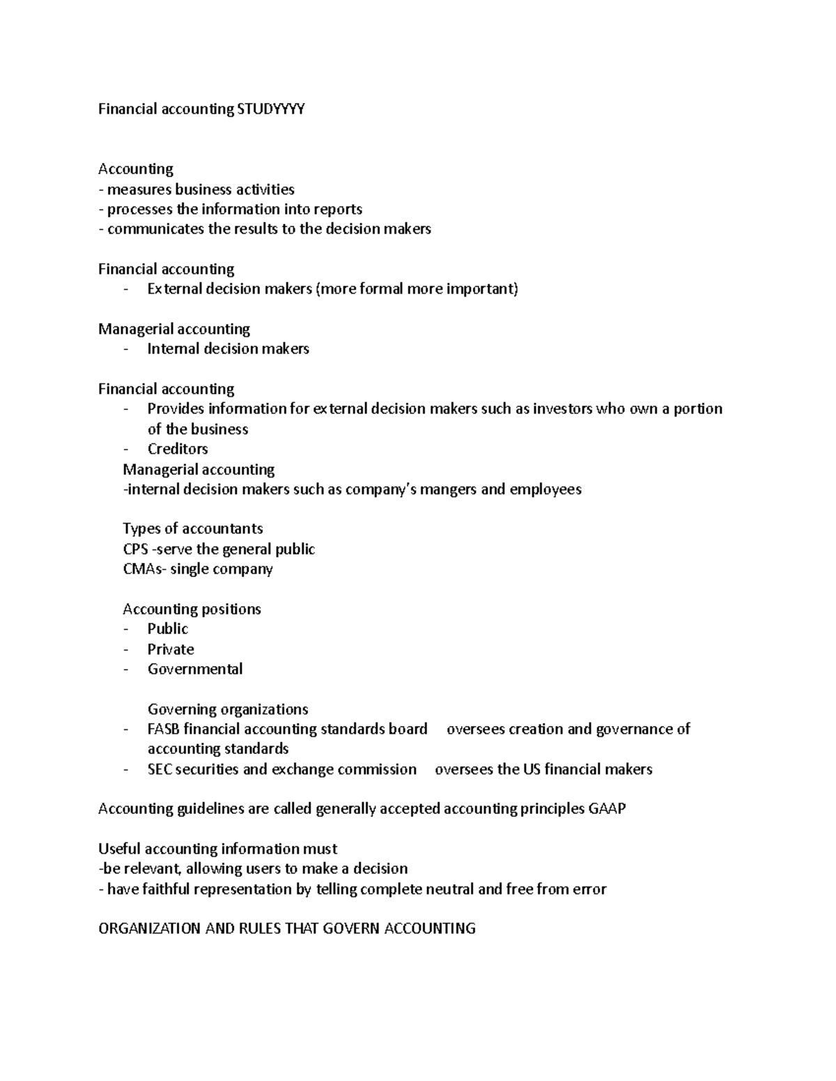 Financial accounting - Assets should always be recorded at their cost ...