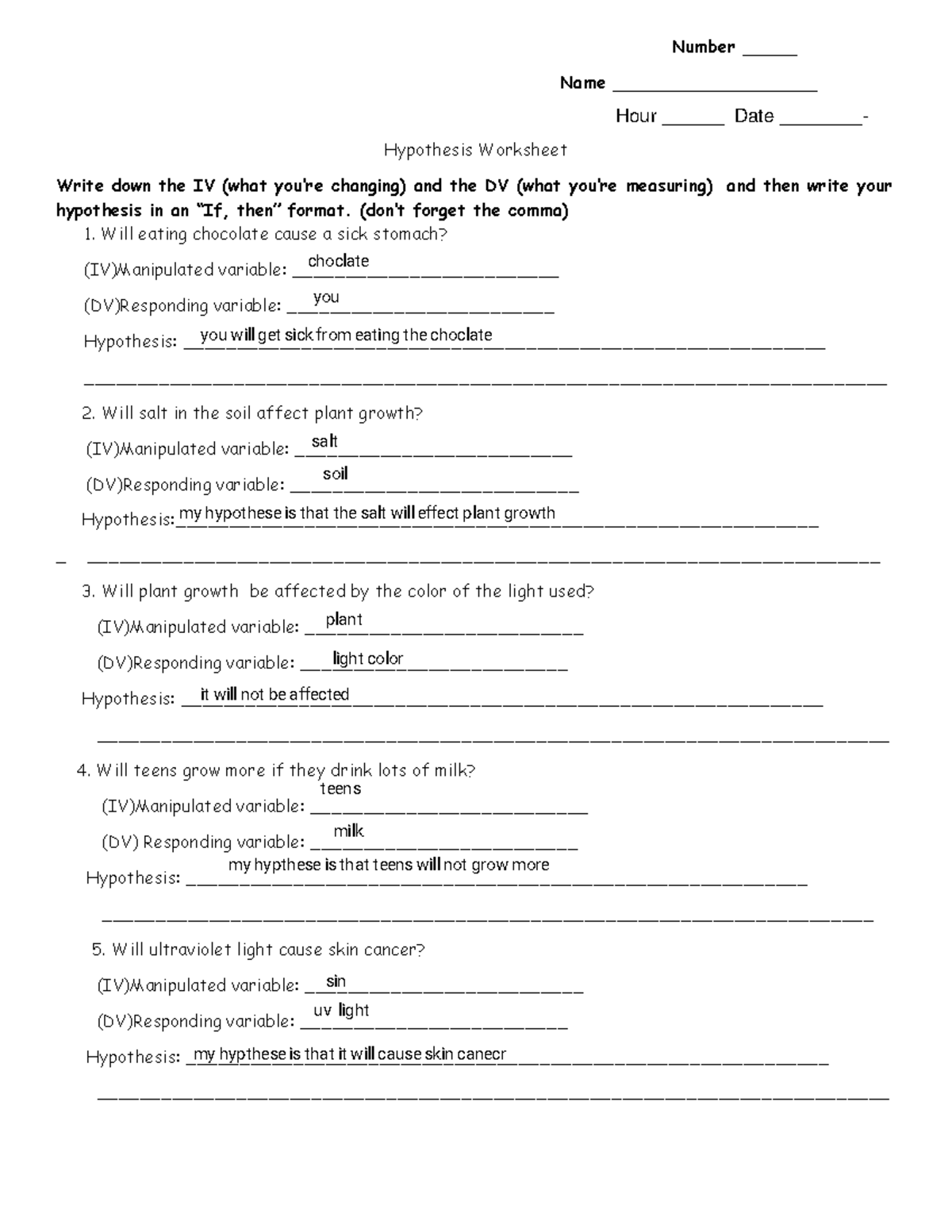 Kami Export - Damian Nelson - Variable and Hypothesis worksheet ...