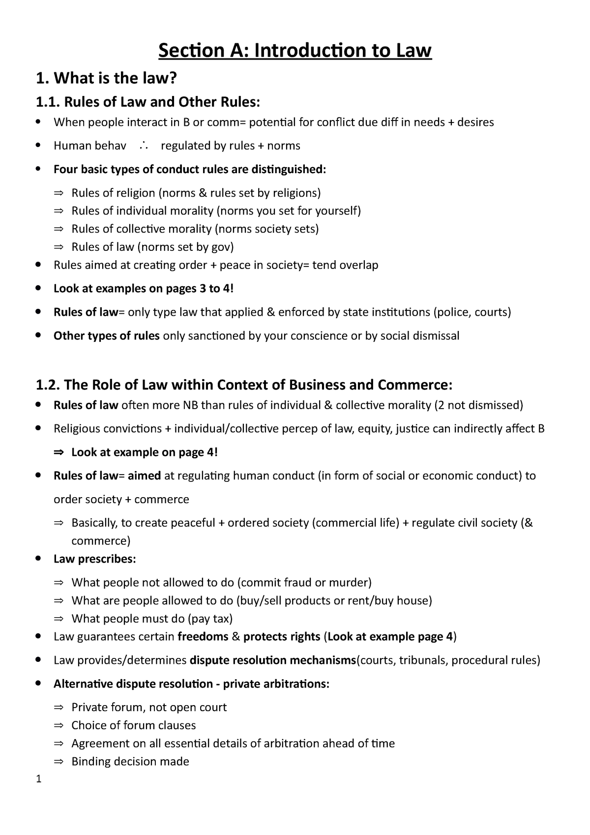 introduction-to-law-section-a-introduction-to-law-1-what-is-the-law