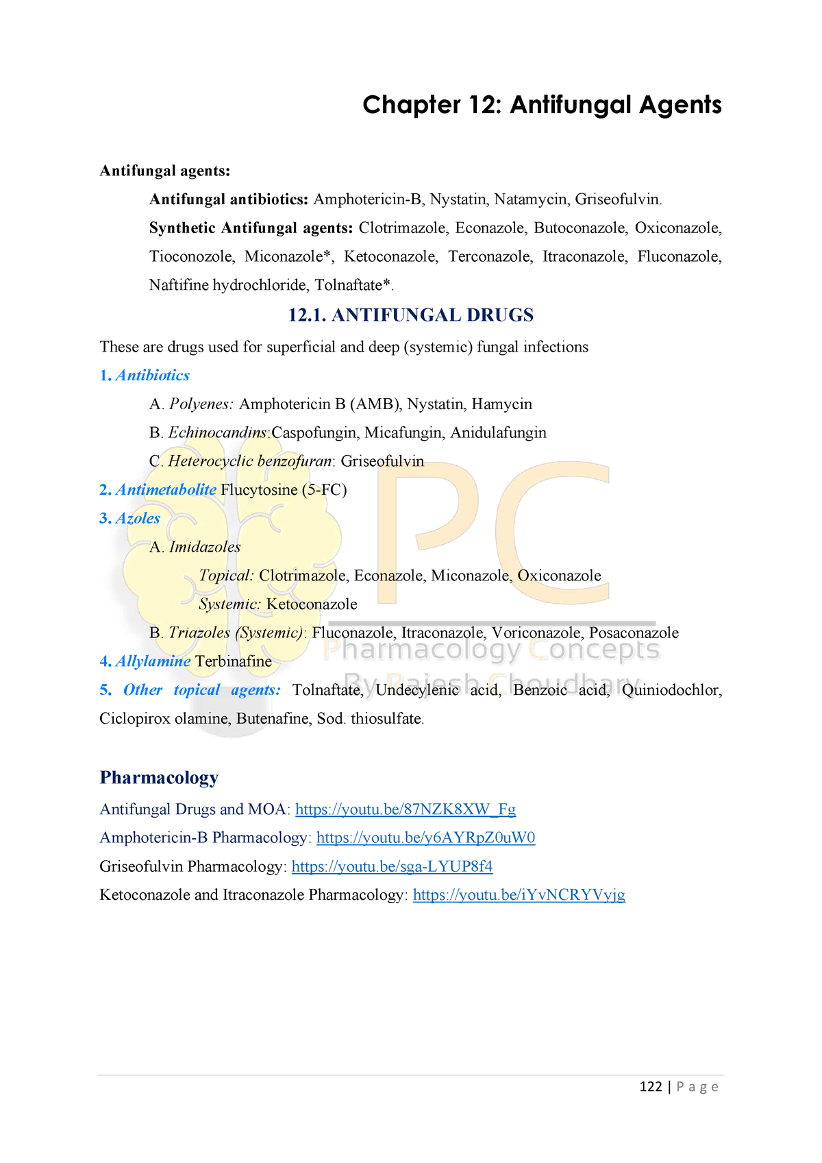 Antifungal-Drugs - COLOGY - Chapter 12: Antifungal Agents Antifungal ...