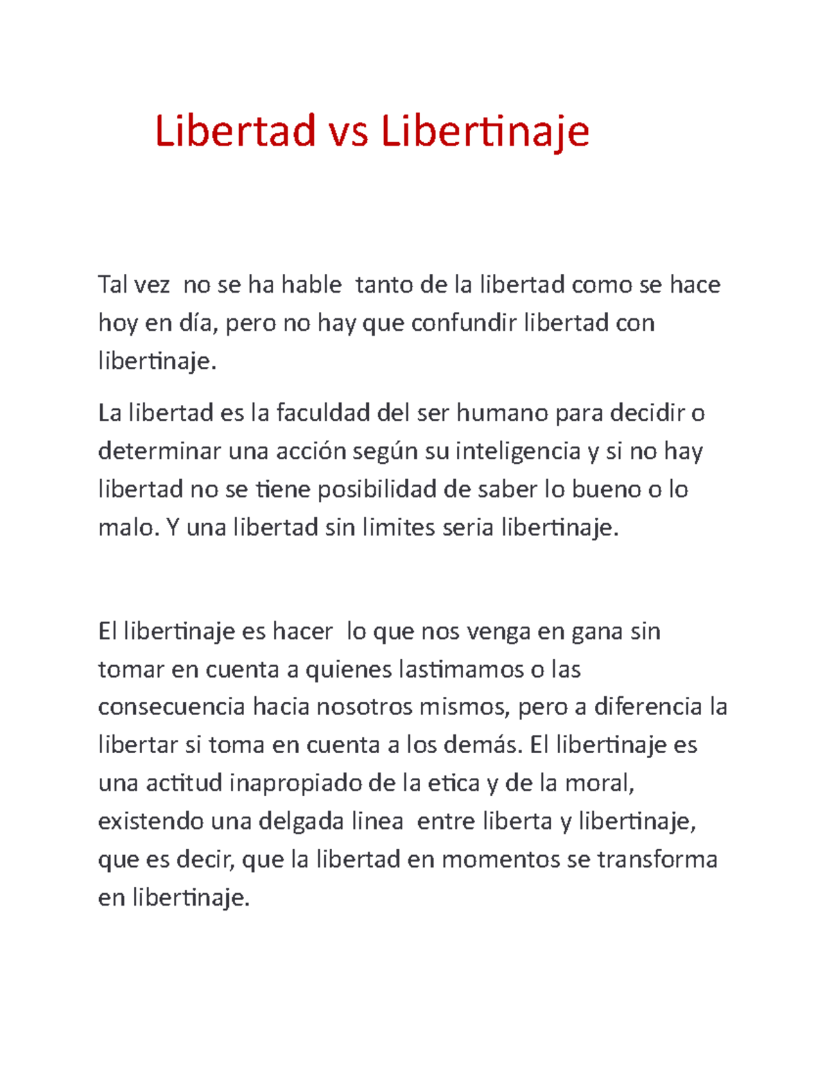 Libertad Vs Libertinaje En La Vida -WPS Office - Biología Básica - UASD ...