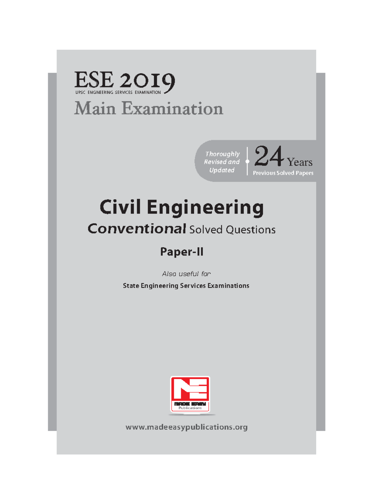 CE Mains Paper-2 (2019 ) - Main Examination ESE 2019 UPSC ENGINEERING ...