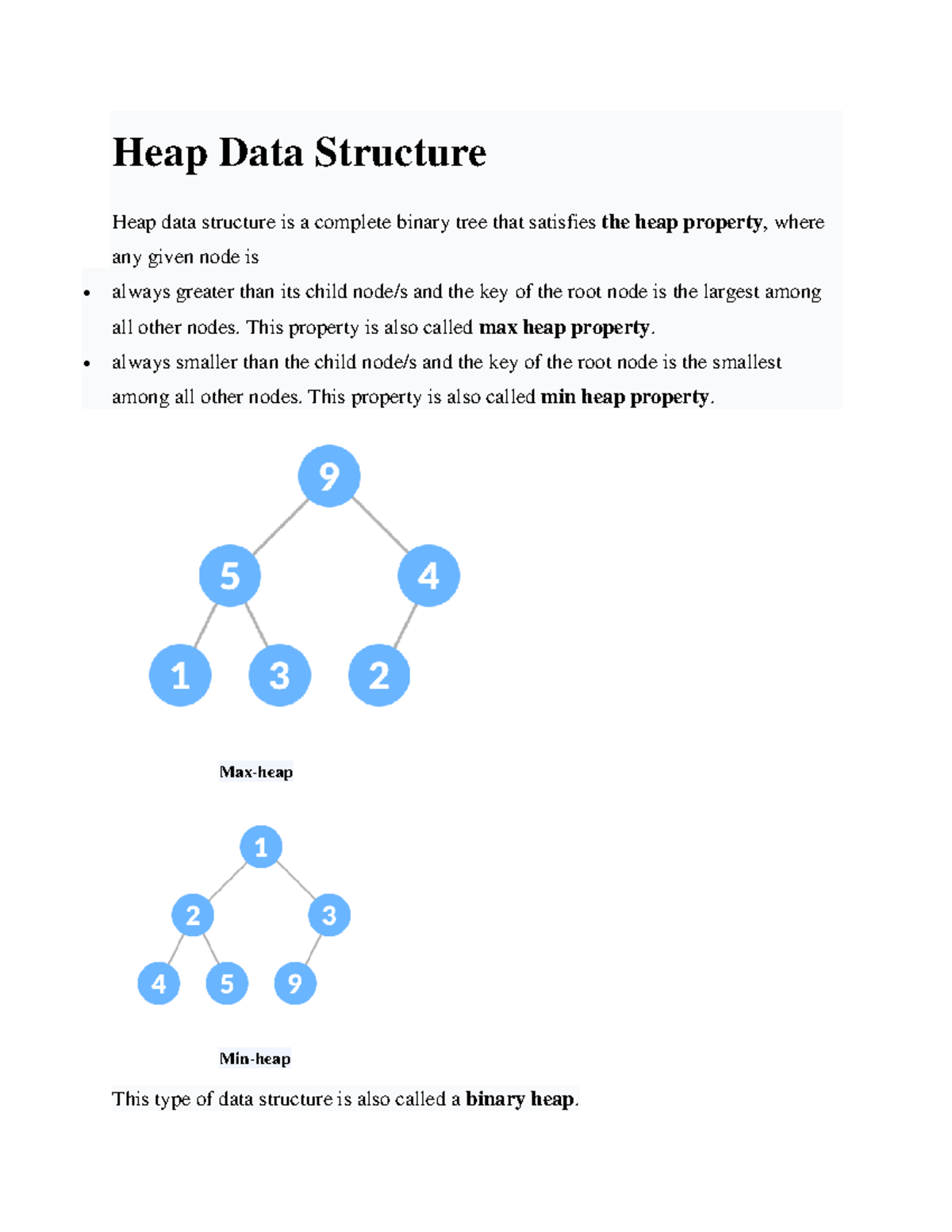 Heap Data Structure - unit 5 heat topic - Heap Data Structure Heap data ...