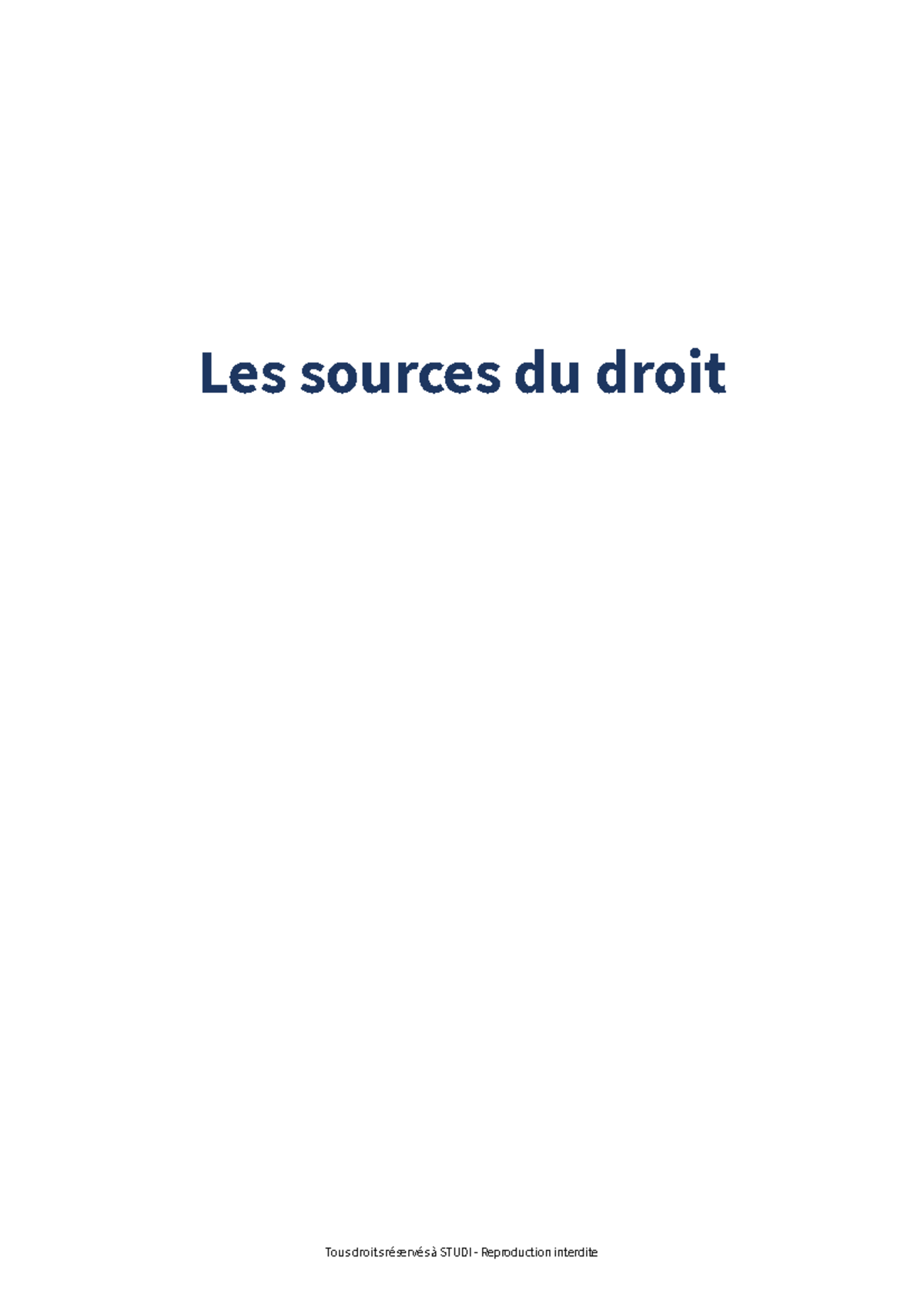 Sources-droit-pdf - sources de droit - Les sources du droit Table des ...