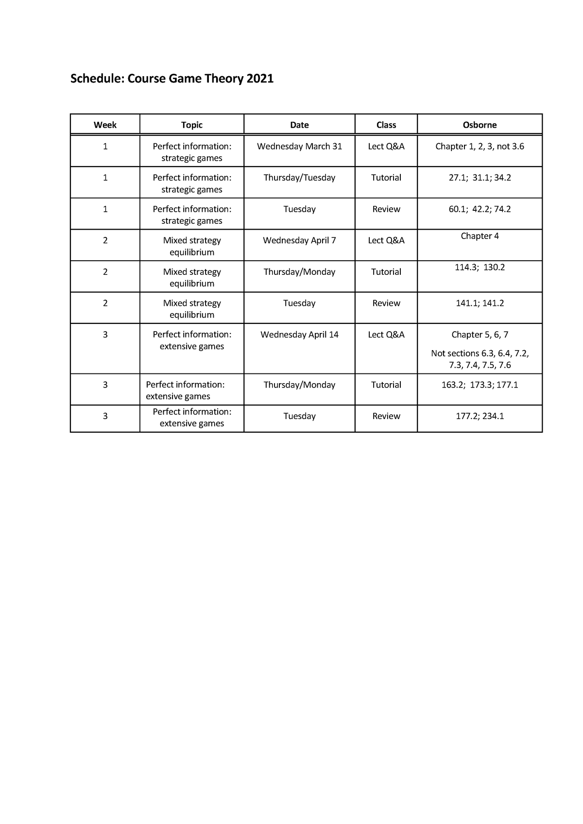 Schedule 2021New Macroeconomics UvA Studeersnel