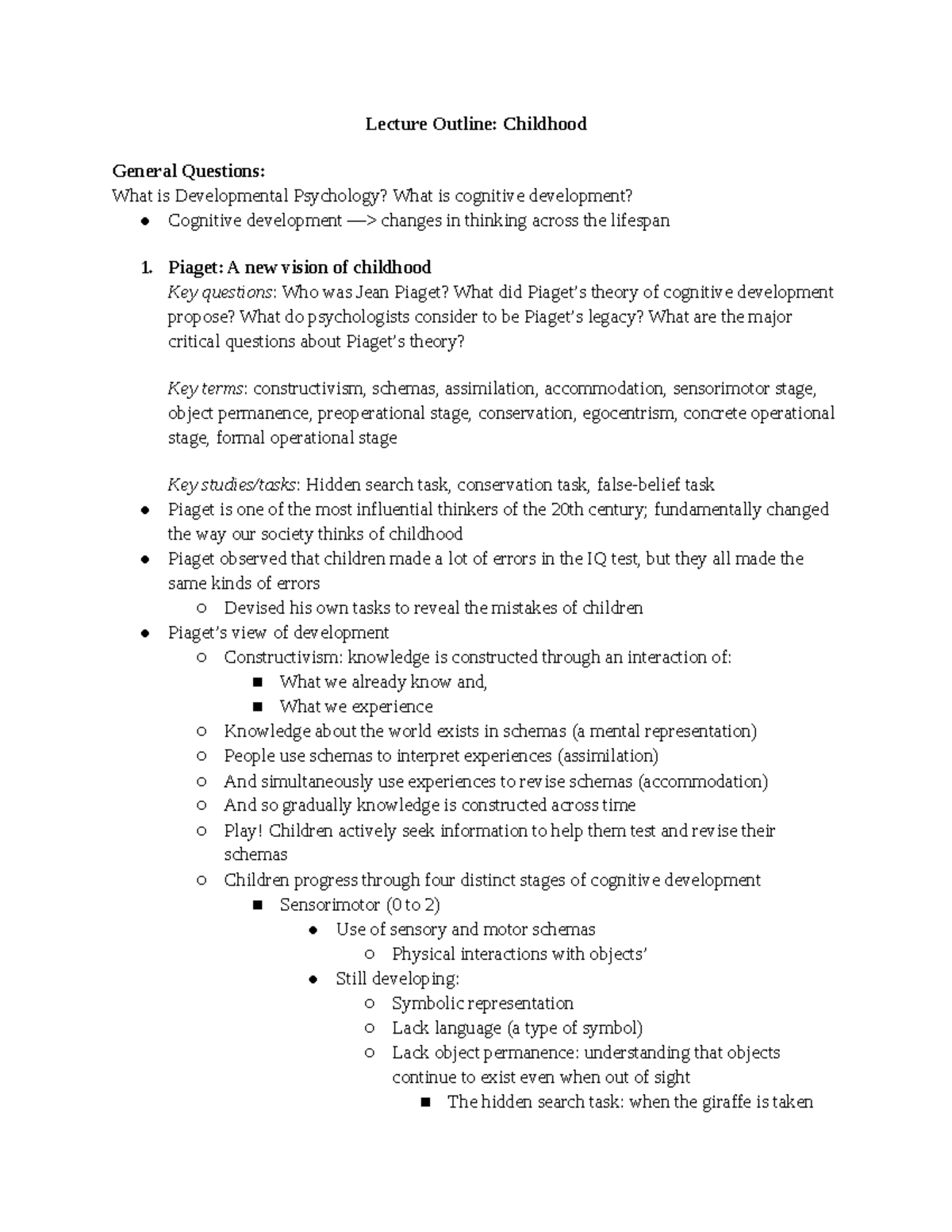 lecture-psych-exam-3-notes-lecture-outline-childhood-general