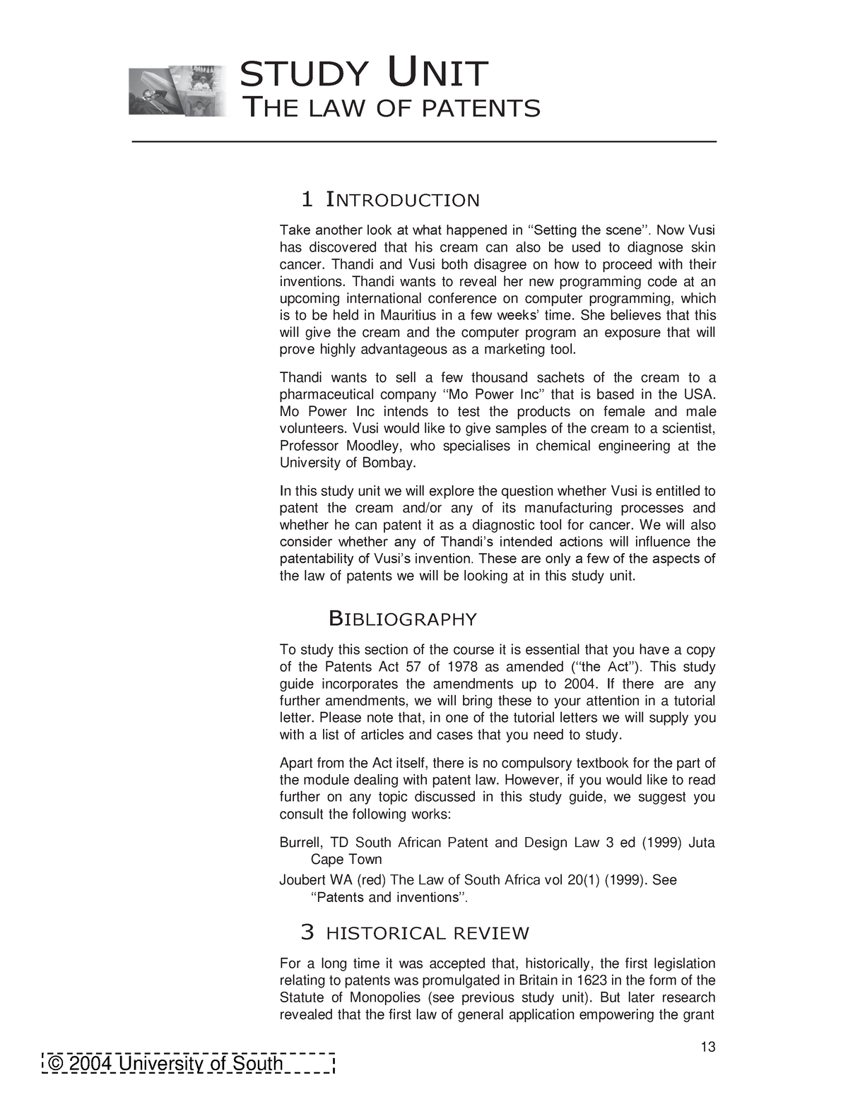 thesis topics for patent law