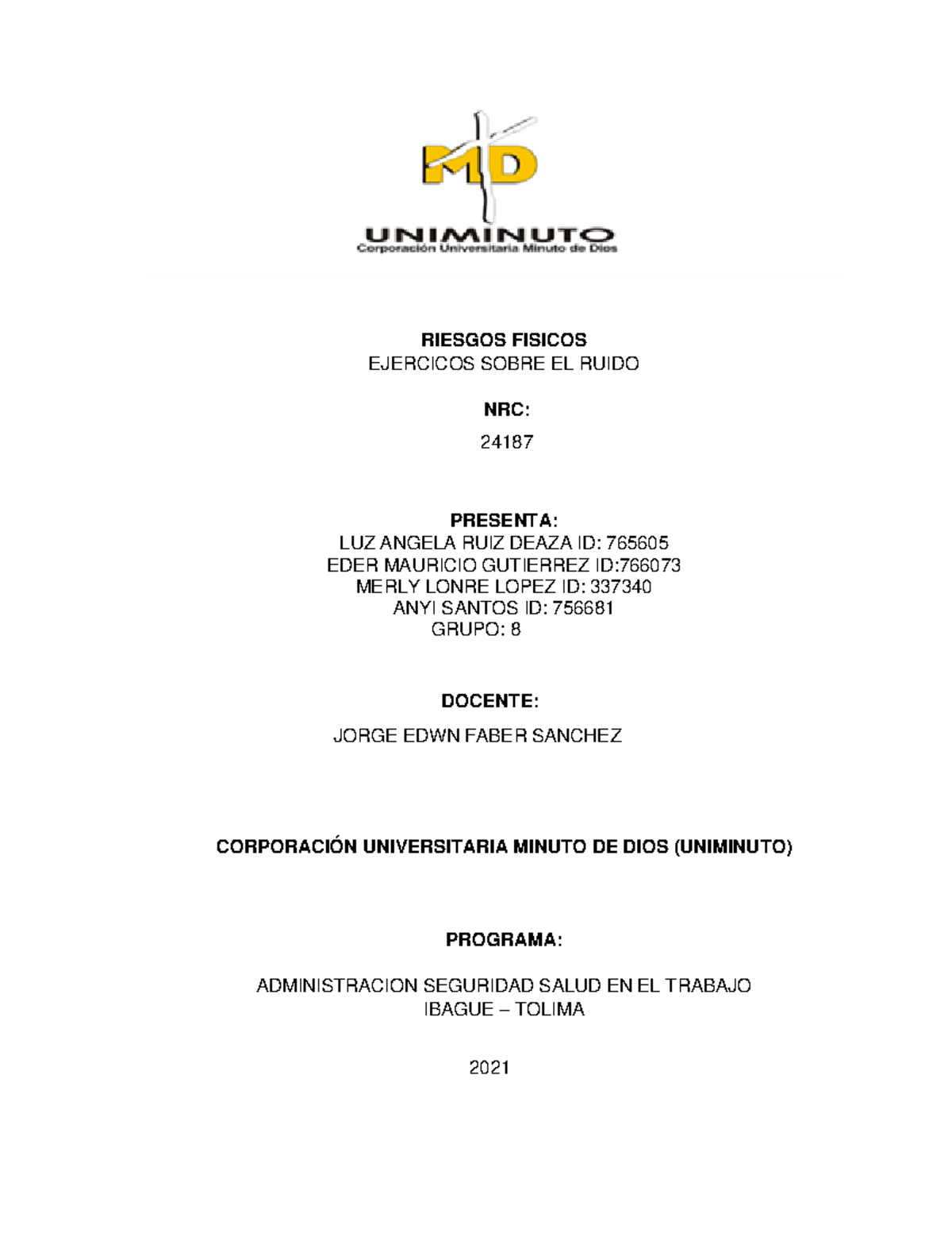 Niveles de Ruido En el trabajo y como medir RIESGOS FISICOS EJERCICOS