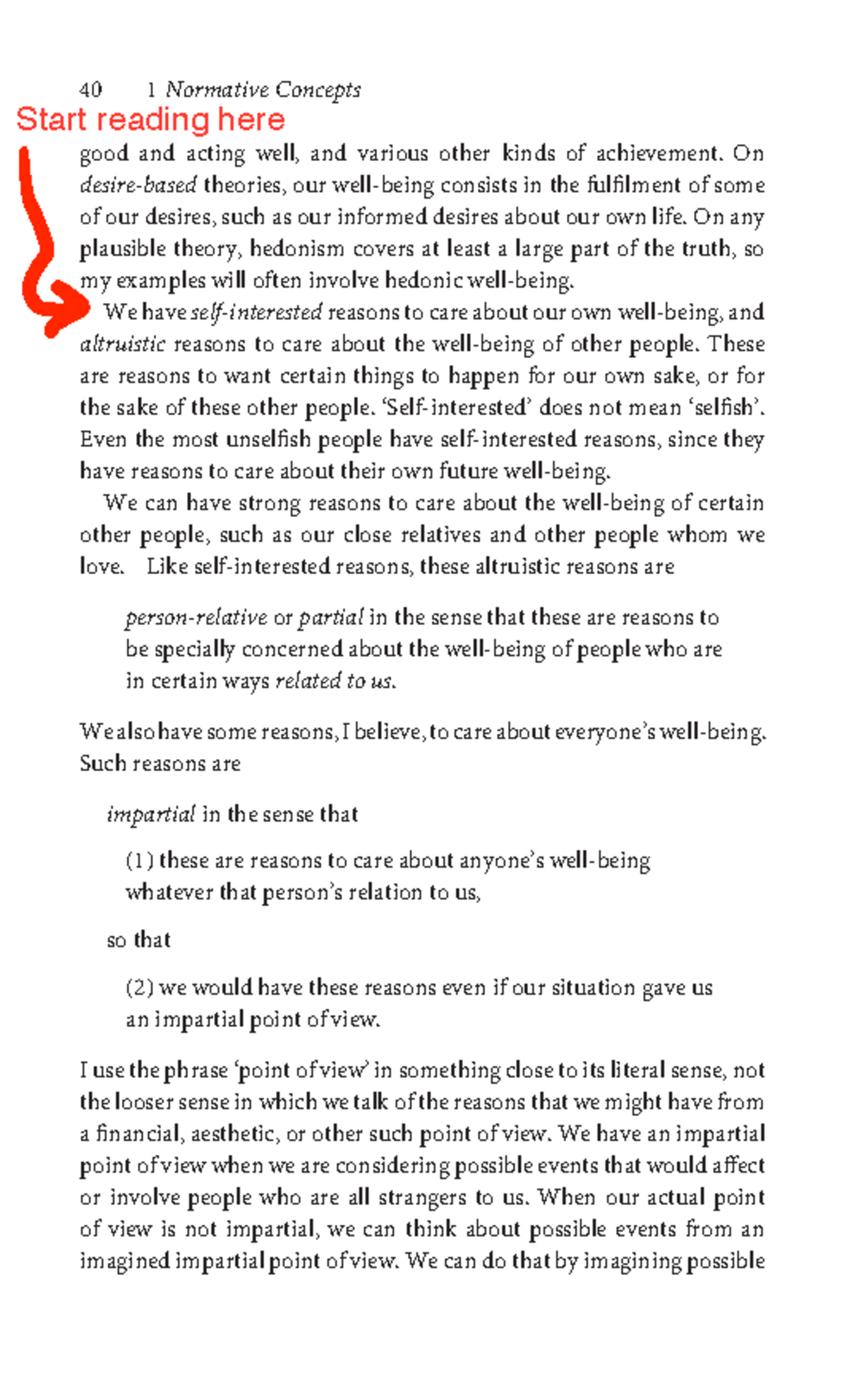 3 Parfit - reading - 40 1 Normative Concepts good and acting well, and ...