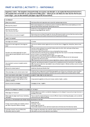 Wholly Nutritious - wr - I am writing a marketing rationale for Wholly ...