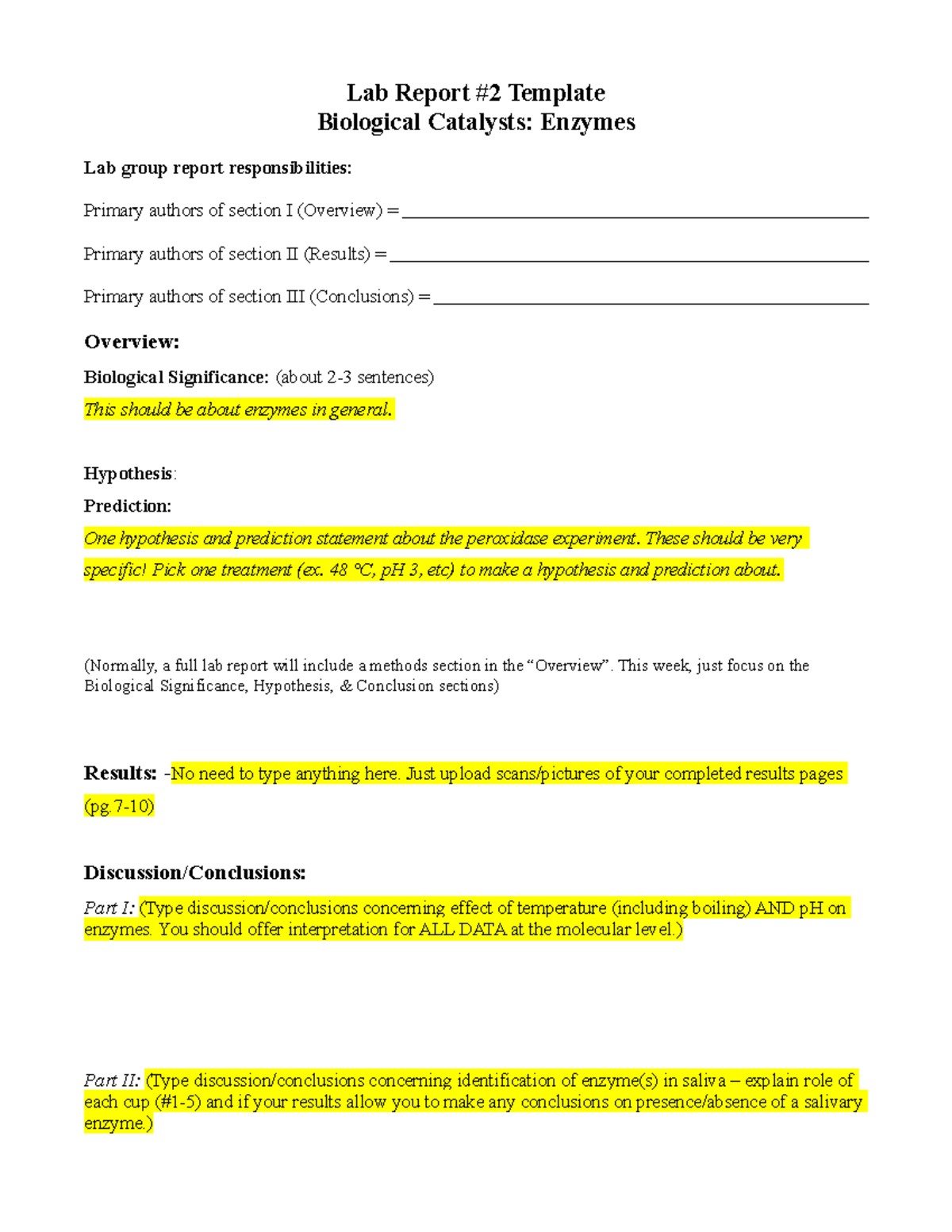 BIO161 Lab Report#2 - LAB REPORT - Lab Report #2 Template Biological ...