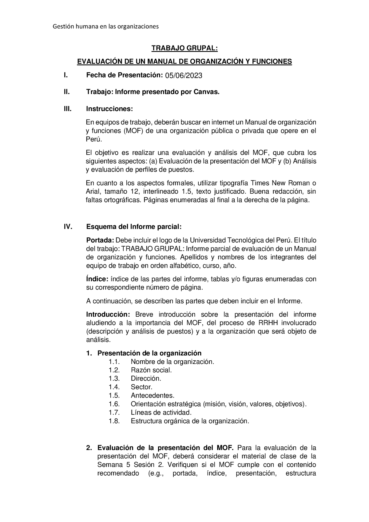 Trabajo Grupal - Gestión Humana - GestiÛn Humana En Las Organizaciones ...