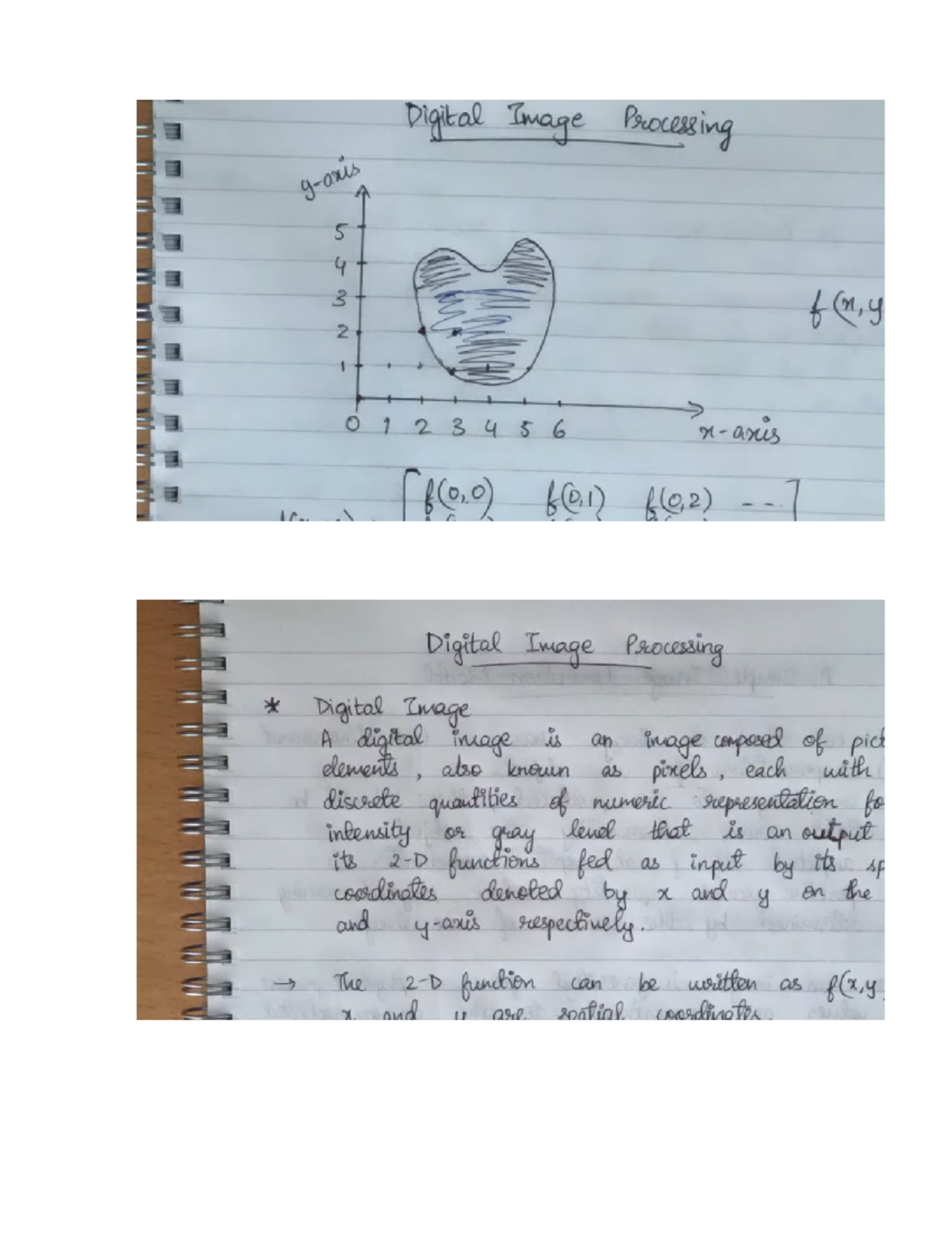 Neat handwritten - image processing - Studocu
