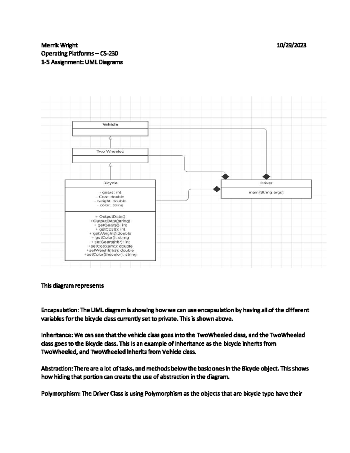 1 5 assignment uml diagrams