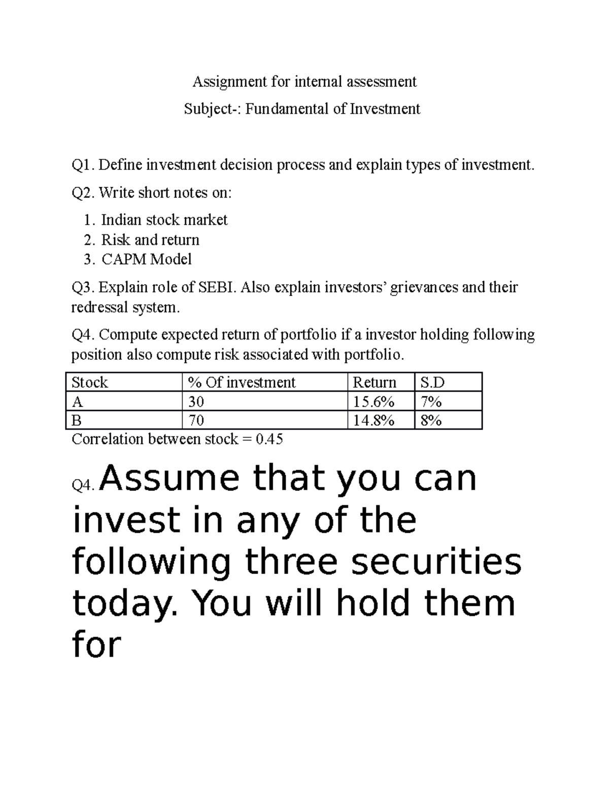 ba internal assignment