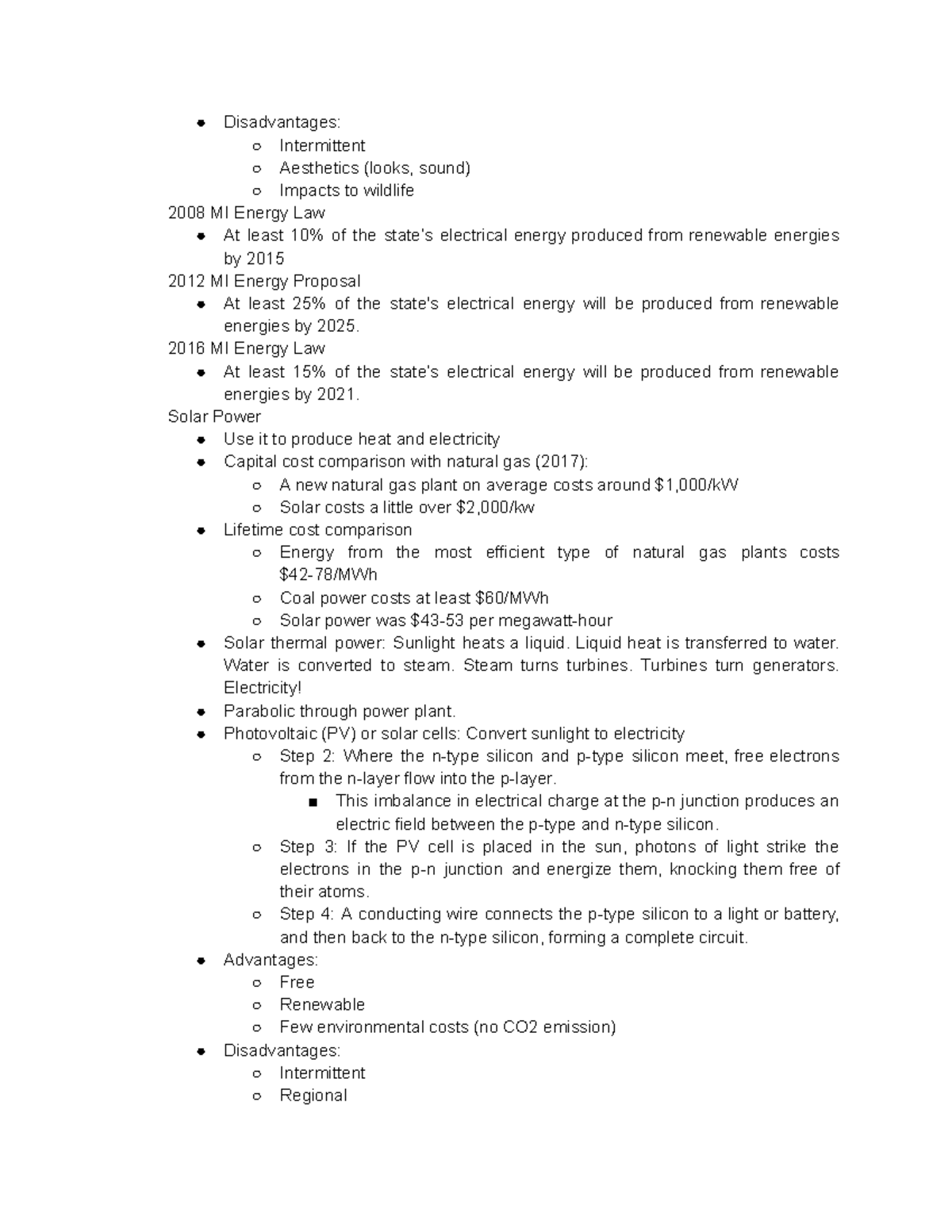 ISP 203A Notes copy - Disadvantages: Intermittent Aesthetics (looks ...