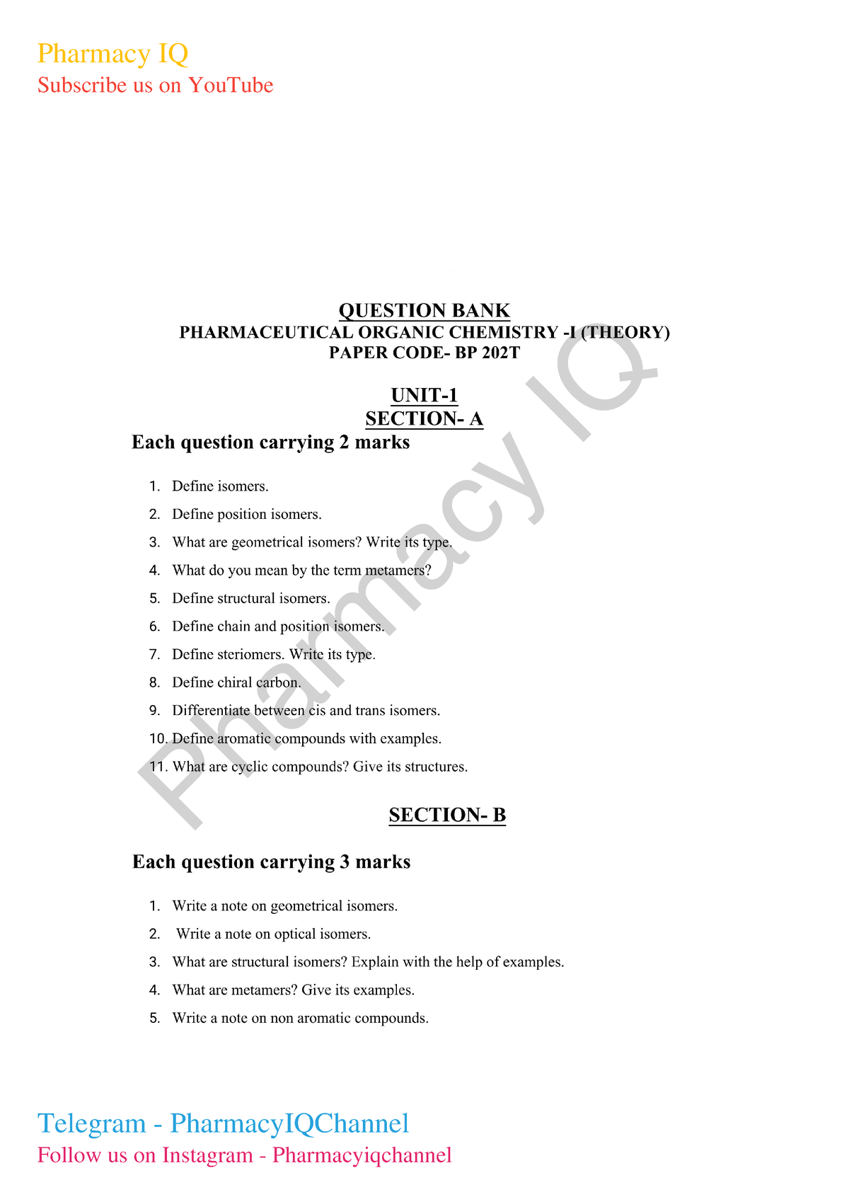 What Is Pharmaceutical Organic Chemistry Definition