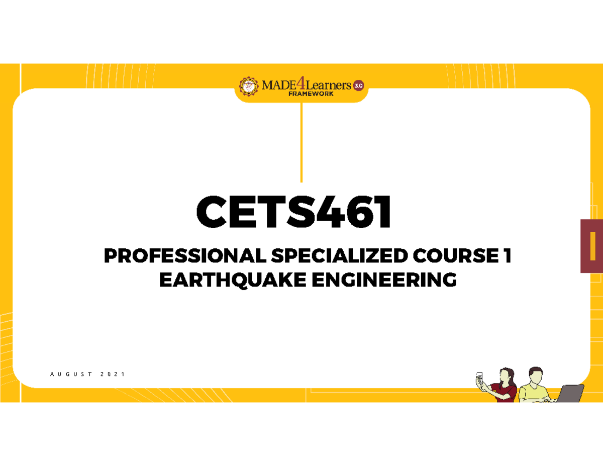 1. Basic Terminology (Earthquake) FULL - CETS ####### A U G U S T 2 0 2 ...