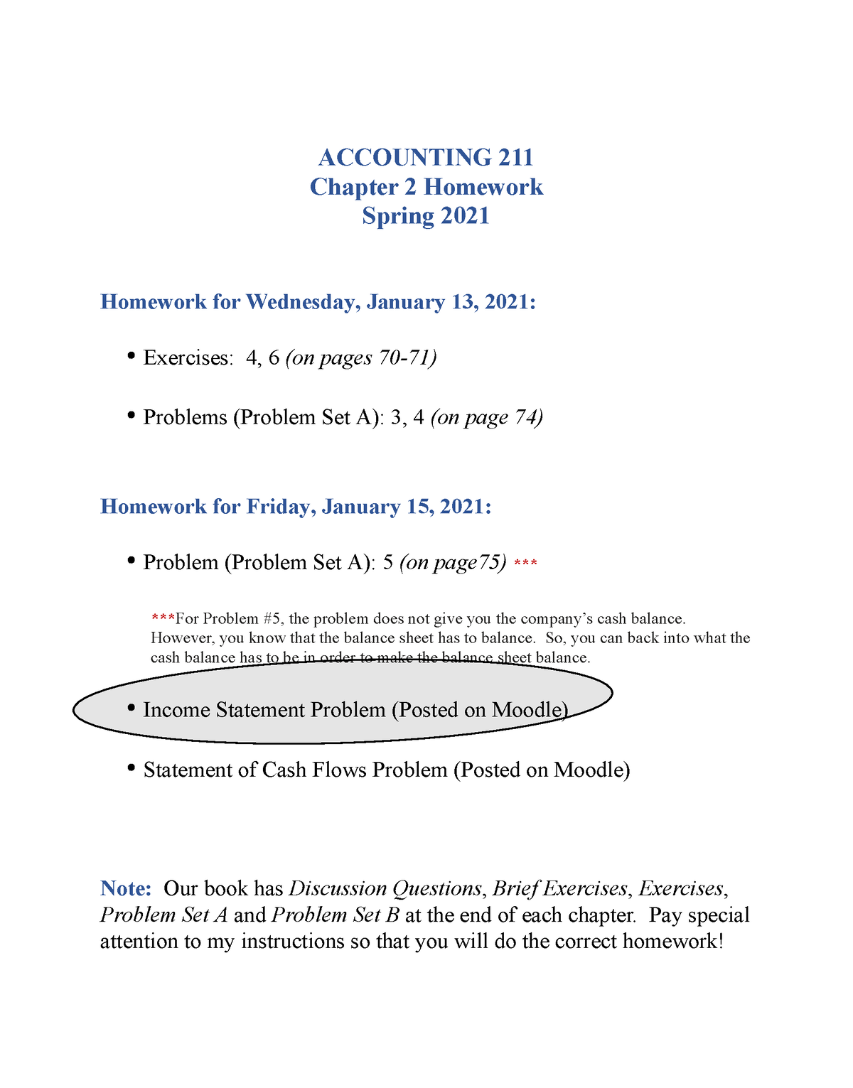 accounting chapter 2 homework answers