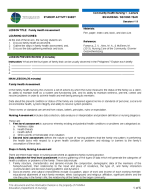 Untitled document - Community profiling sample - Population Profile ...