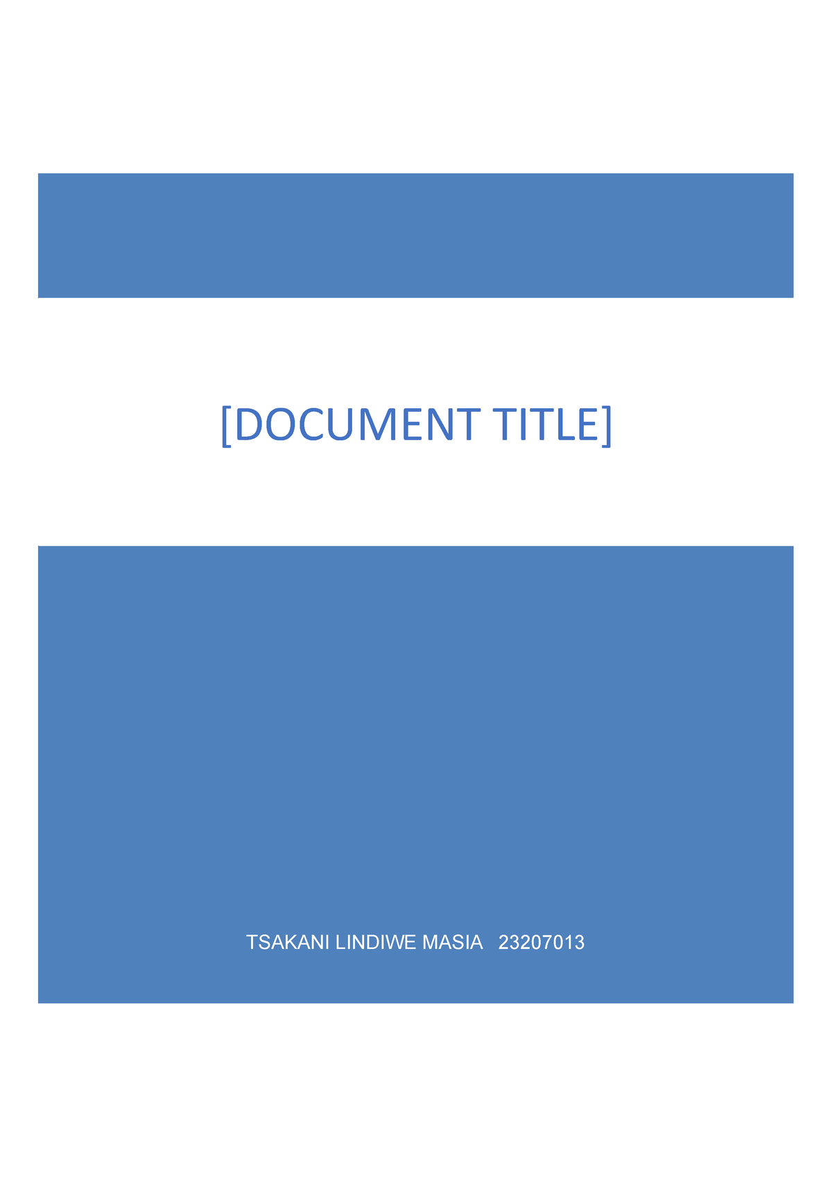 SS1 ECD+-+Template - Notes - TSAKANI LINDIWE MASIA 23207013 [DOCUMENT ...