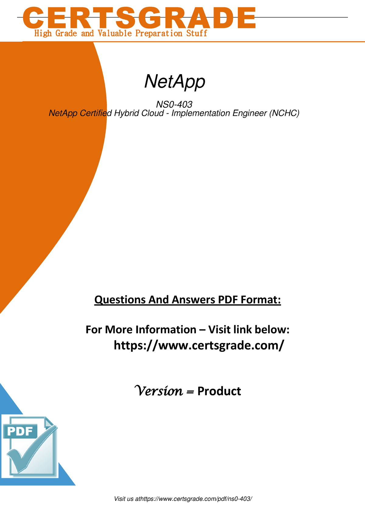 Explore Netapp NS0 403 Exam Training Kit With Free Demo - ####### Questions  And Answers PDF Format: - Sns-Brigh10