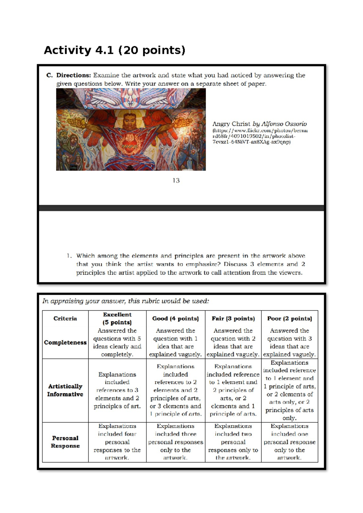 4TH Quarter Modular Activities - Contemporary Philippines Arts from the ...