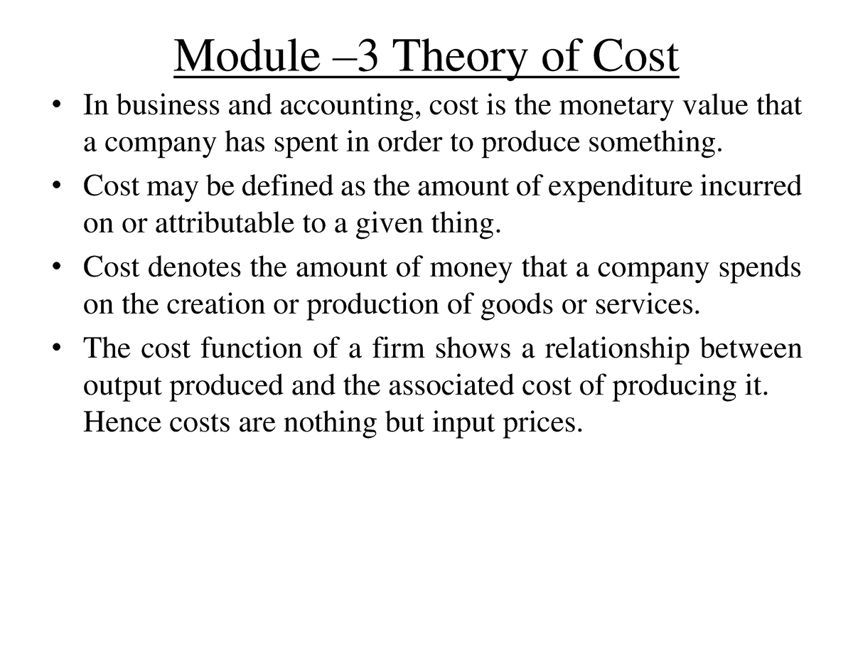 bussiness-economics-module-3-module-3-theory-of-cost-in-business