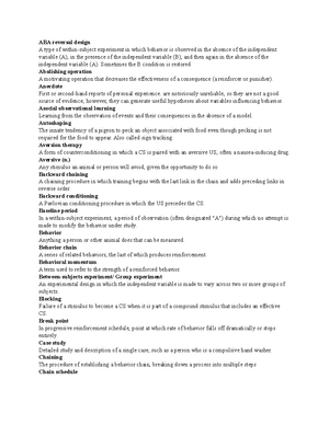 PSYC 387 Unit 4 Schedules of Reinforcement - PSYC 387 Unit 4 Schedules ...