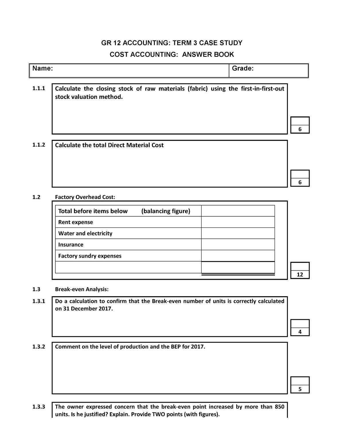 grade 12 accounting term 3 case study 2021