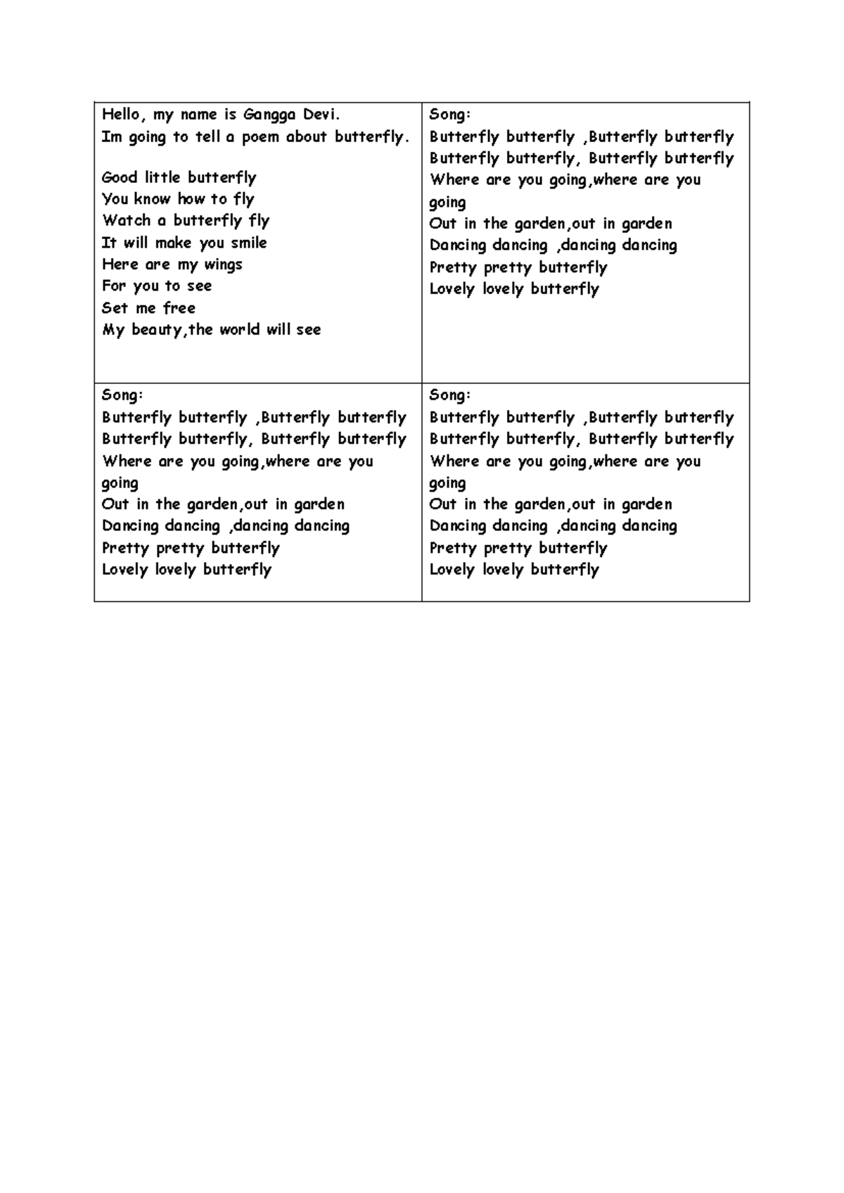 BUTTERFLY SONG LYRICS BUTTERFLY SONG LYRICS BUTTERFLY SONG LYRICS ...