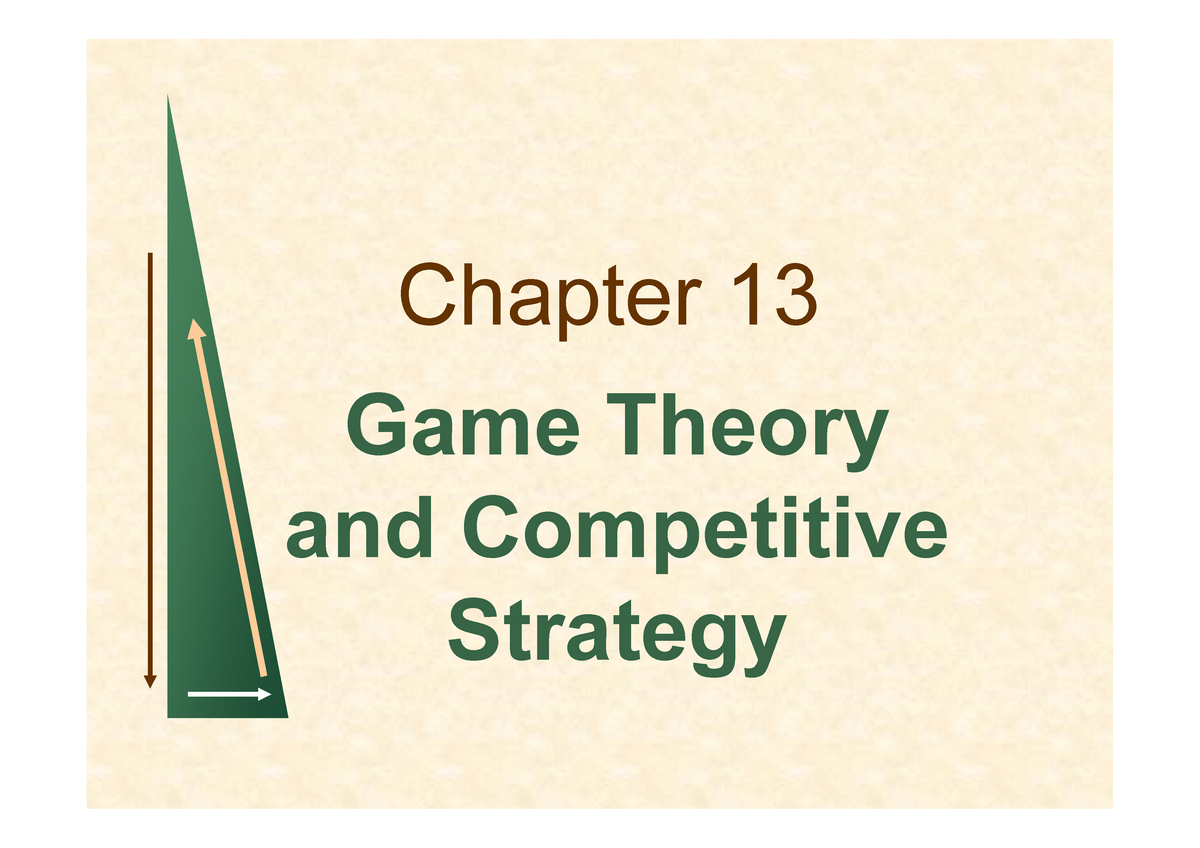 Game Theory And Its Applications Pdf