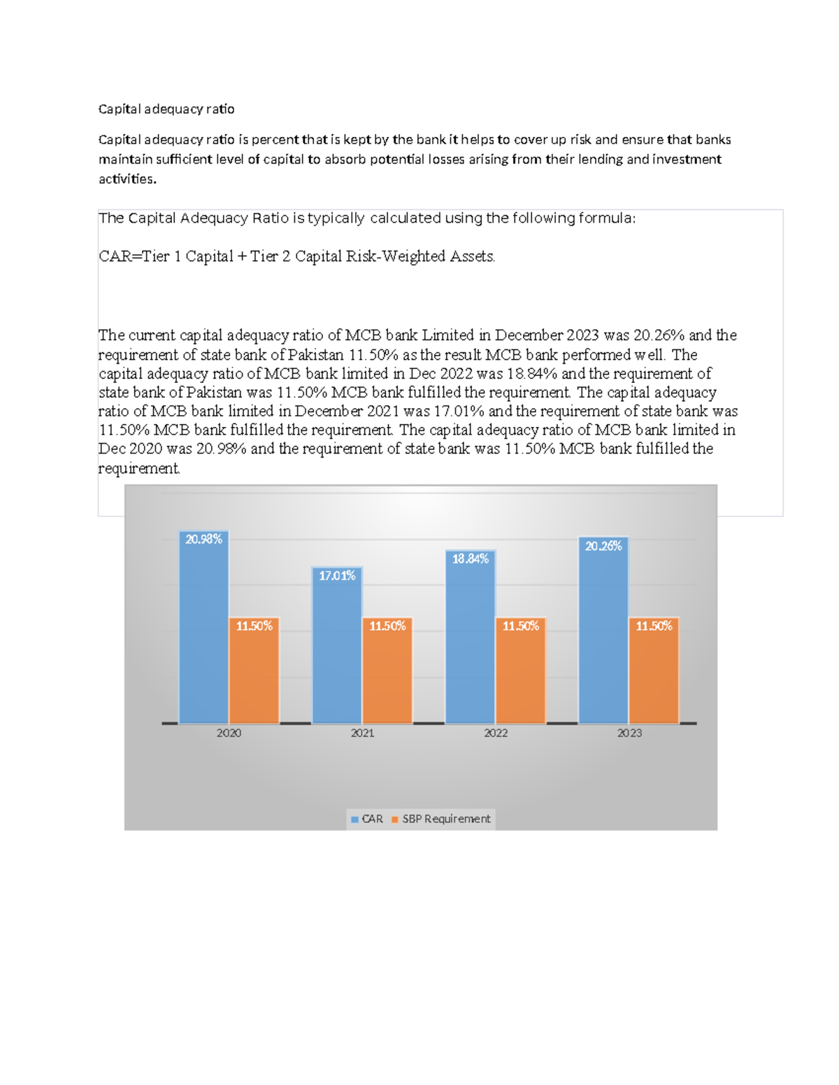 Capital adequacy ratio - Capital adequacy ratio Capital adequacy ratio ...