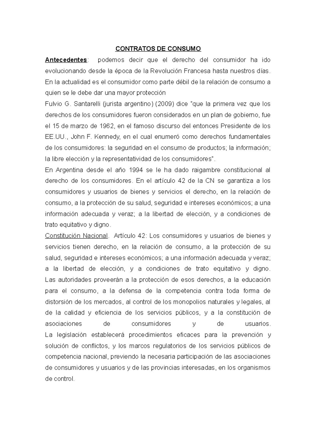 Contrato De Consumo Contratos De Consumo Antecedentes Podemos Decir