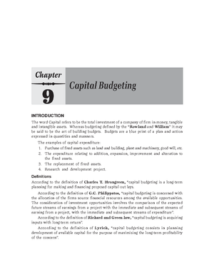 Capital Structure Financial Management Studocu