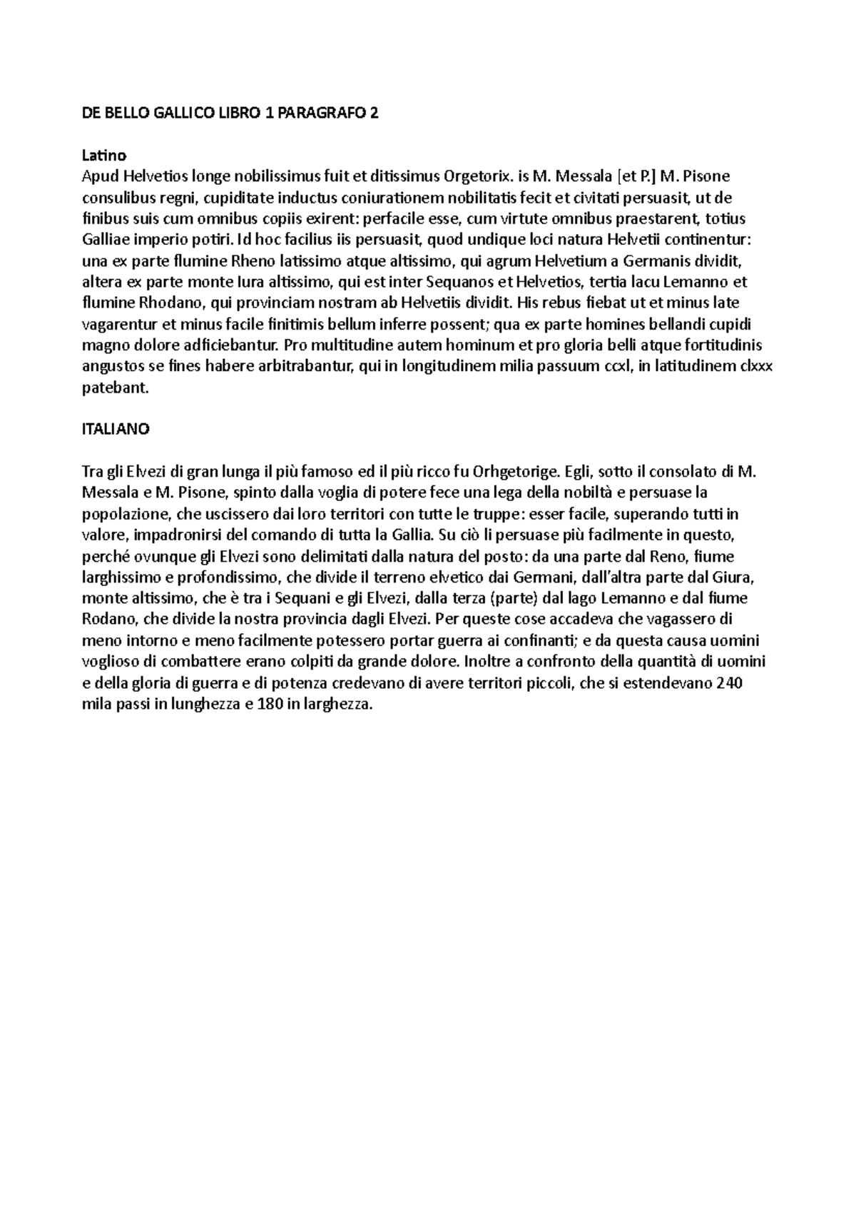 De bello gallico lib 1par 2