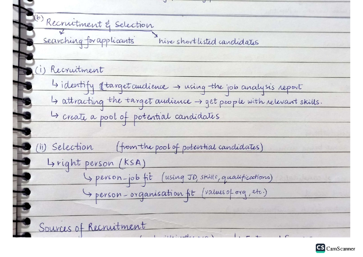 HRM Notes-1 - Summary Human Resource Management - Studocu