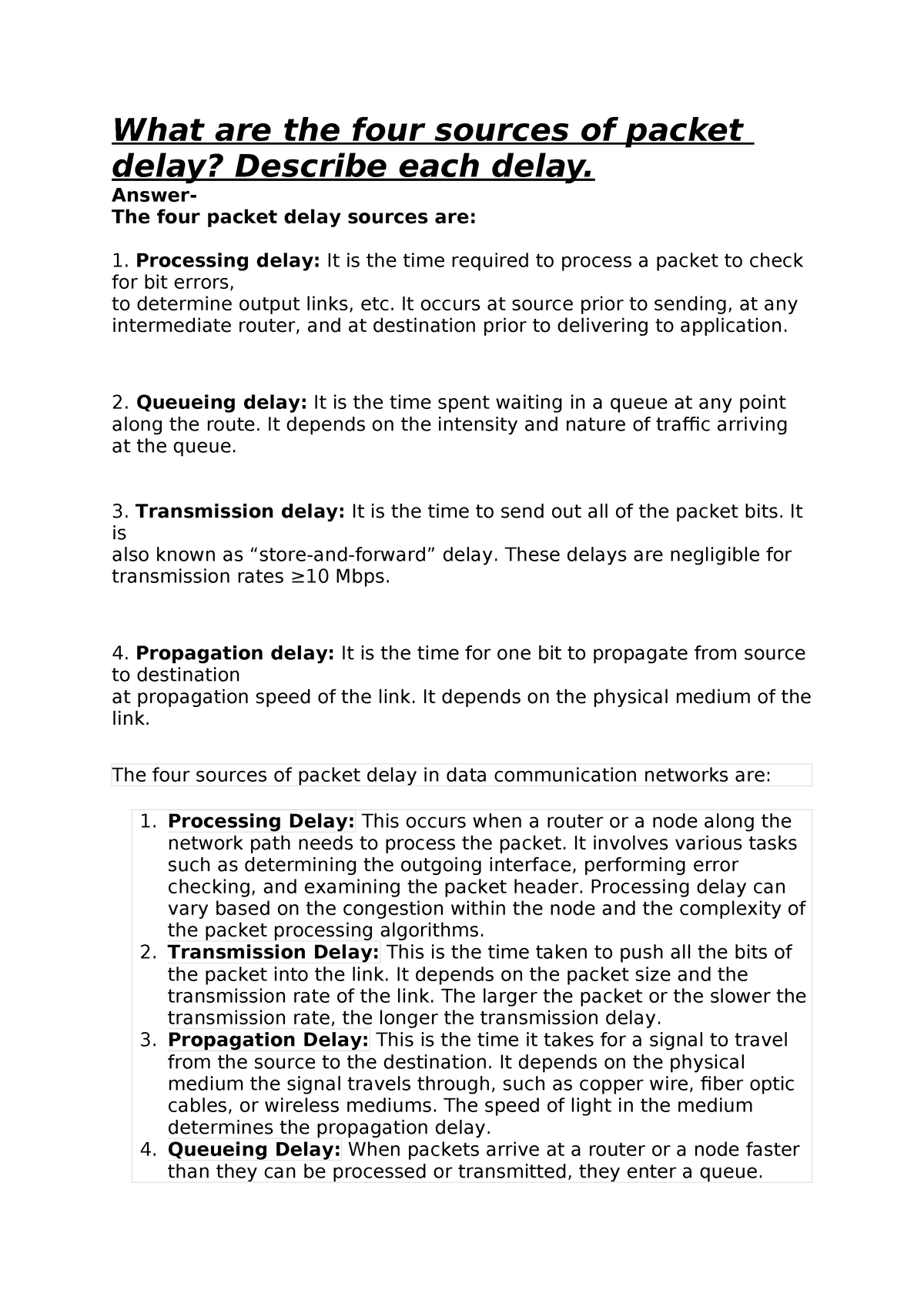 what-are-the-four-sources-of-packet-delay-what-are-the-four-sources