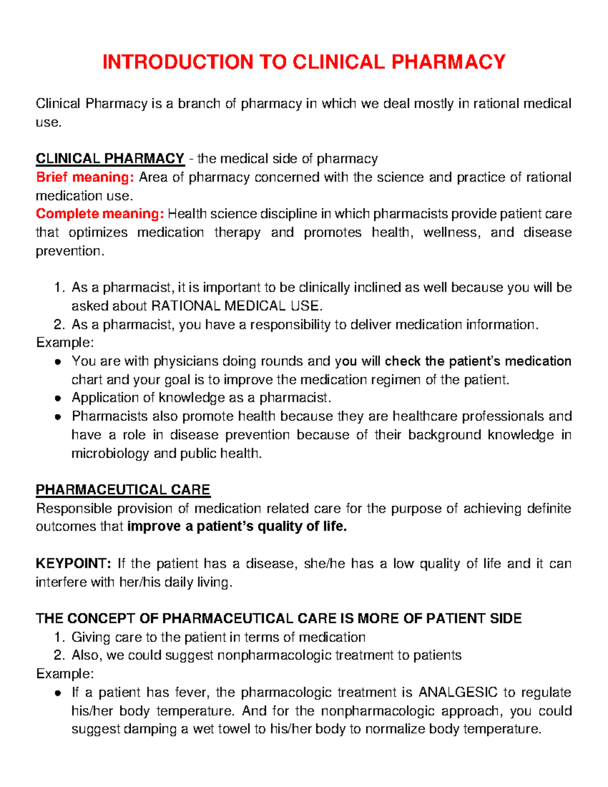 pharmacy essay pdf