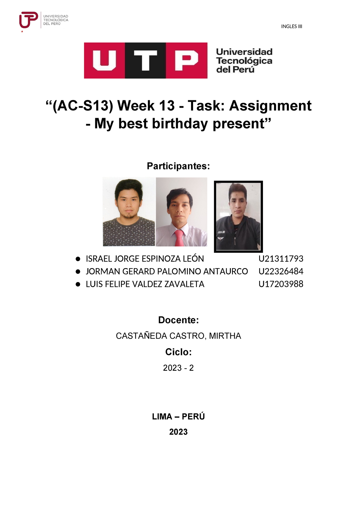 (AC-S13) Week 13 - Task Assignment - My Best Birthday Present - INGLES ...