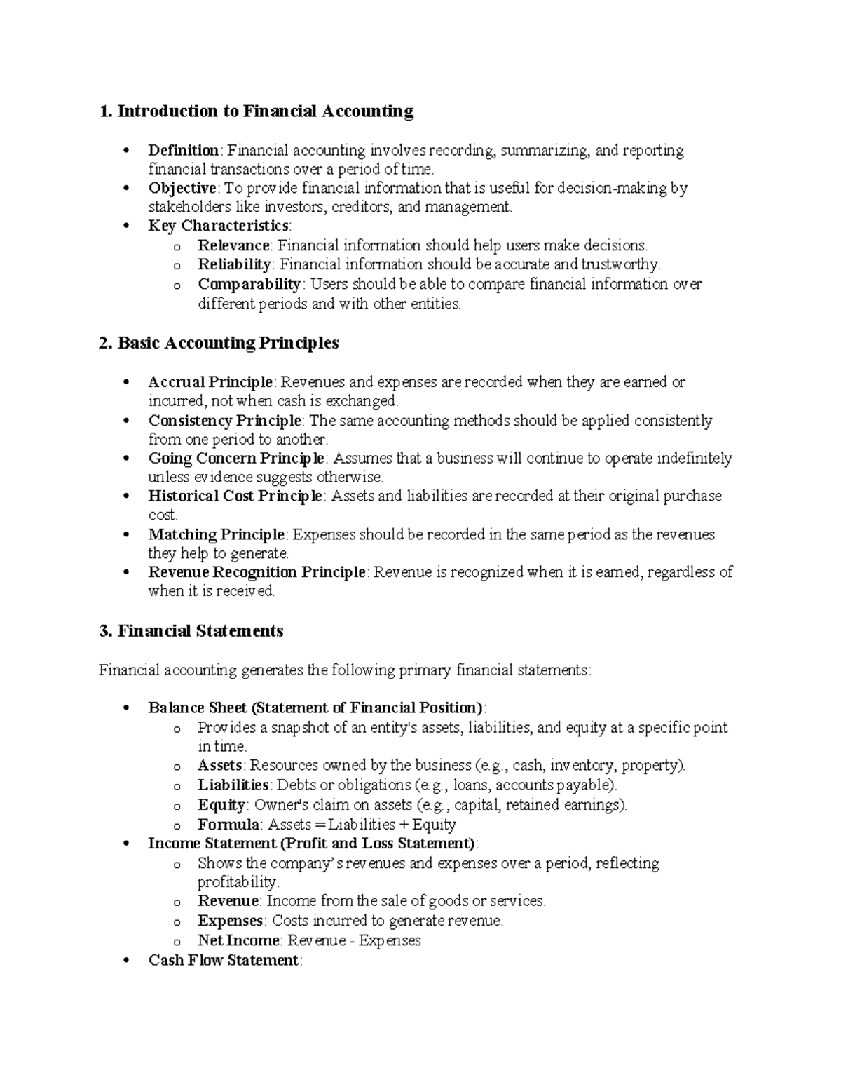 Accounting - dgdgdgdg - 1. Introduction to Financial Accounting ...