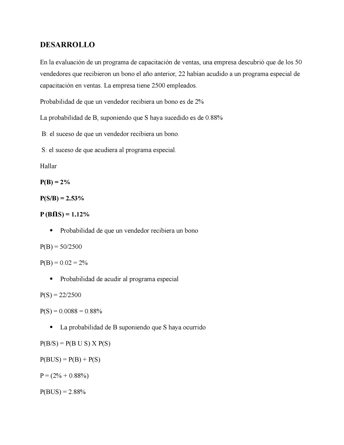 Probabilidad Y Estadistica Proyecto Modular - DESARROLLO En La ...