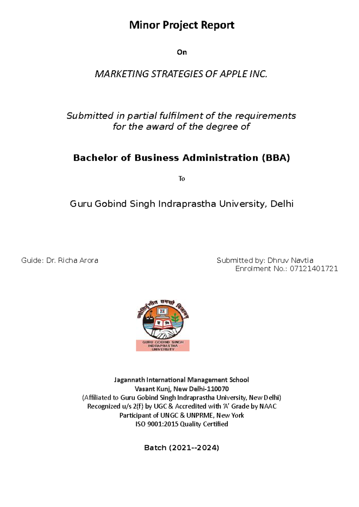 Minor project - dsfKNJKNEJKIJLOFKJLIJIL - Minor Project Report On ...