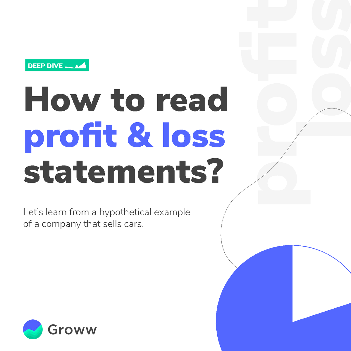 How To Read Profit And Loss Statements Groww Profit Loss Letís Learn From A Hypothetical 8354