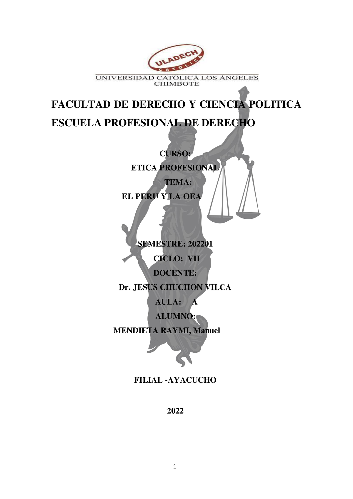 Actividad N ° 14 - Apuntes - FACULTAD DE DERECHO Y CIENCIA POLITICA ...