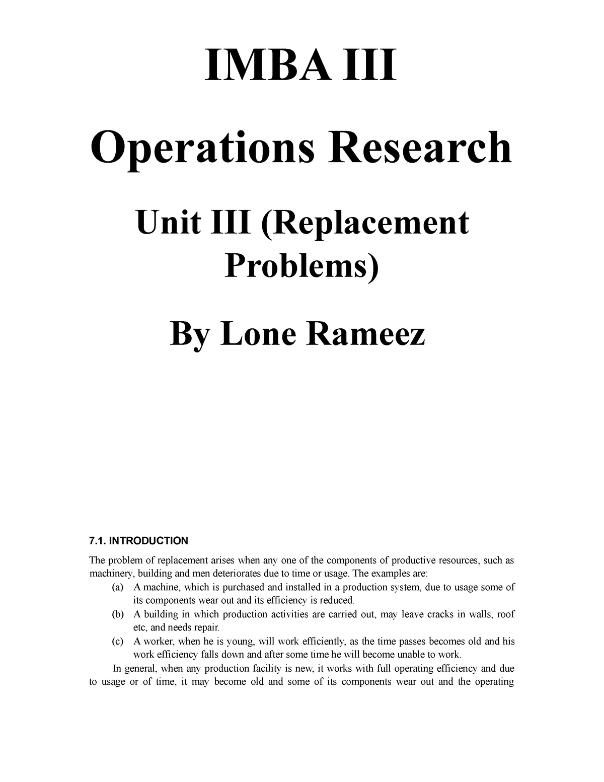 replacement-problems-in-operation-research-imba-iii-operations