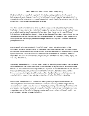 Deontology in bio medical ethics notes - Deontology in bio medical ...