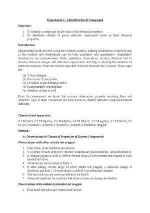 Lab Experiment Jotter Chm Physical Chemistry Pre Lab Preparation Experiment Kinetics