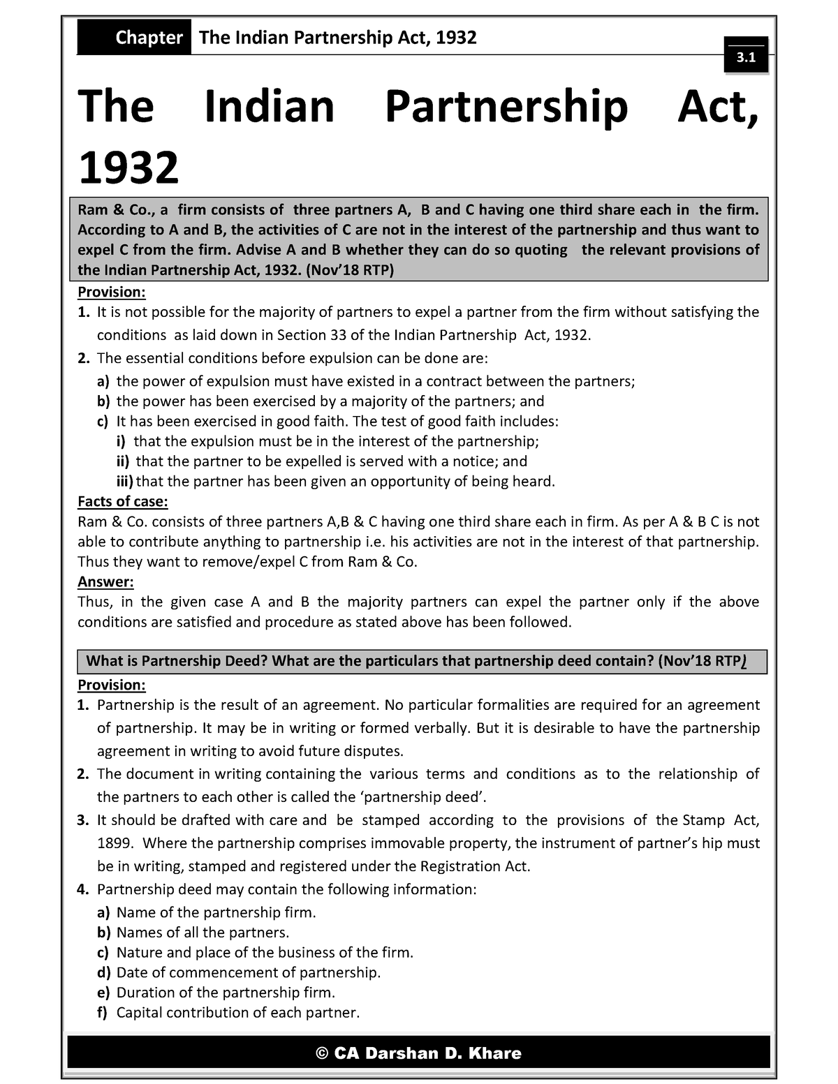 indian-partnership-act-1932-a-firm-consists-of-three-partners-a-b